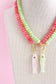 Candy Gem Fish Charm - Green Jade
