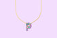 Colorful Confetti Letter Necklaces