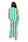 QUEEN OF SPARKLES Teal Multi Trim Fish Knit Tank