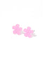 Jenna Stud Earrings - Flower Bubble Gum Pink