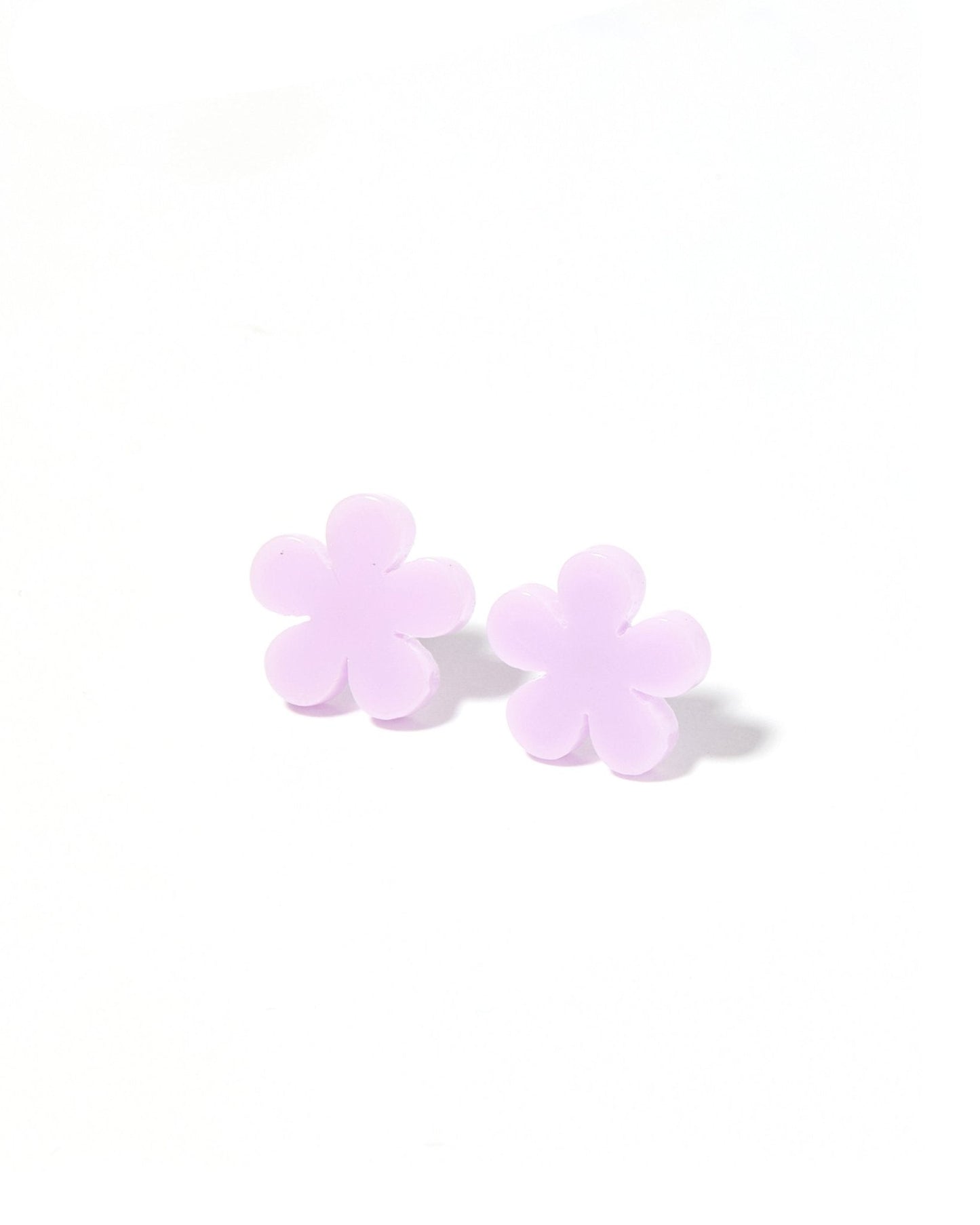 Jenna Stud Earrings - Flower Lilac
