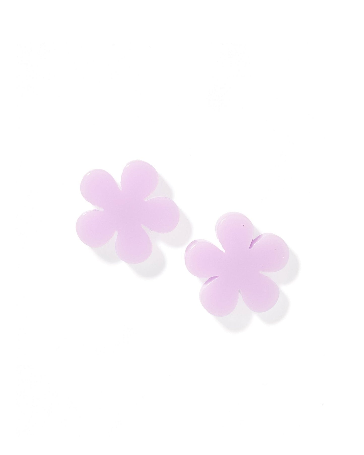Jenna Stud Earrings - Flower Lilac