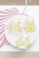 Michelle Statement Earrings - Neon Yellow Clouds