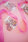 Penny Heart Statement Earrings - Pink Birthday Confetti
