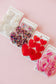 Penny Heart Statement Earrings - Pink Birthday Confetti