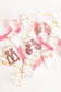 Penny Heart Statement Earrings - Pink Birthday Confetti