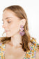 Penny Heart Statement Earrings - Pink Birthday Confetti